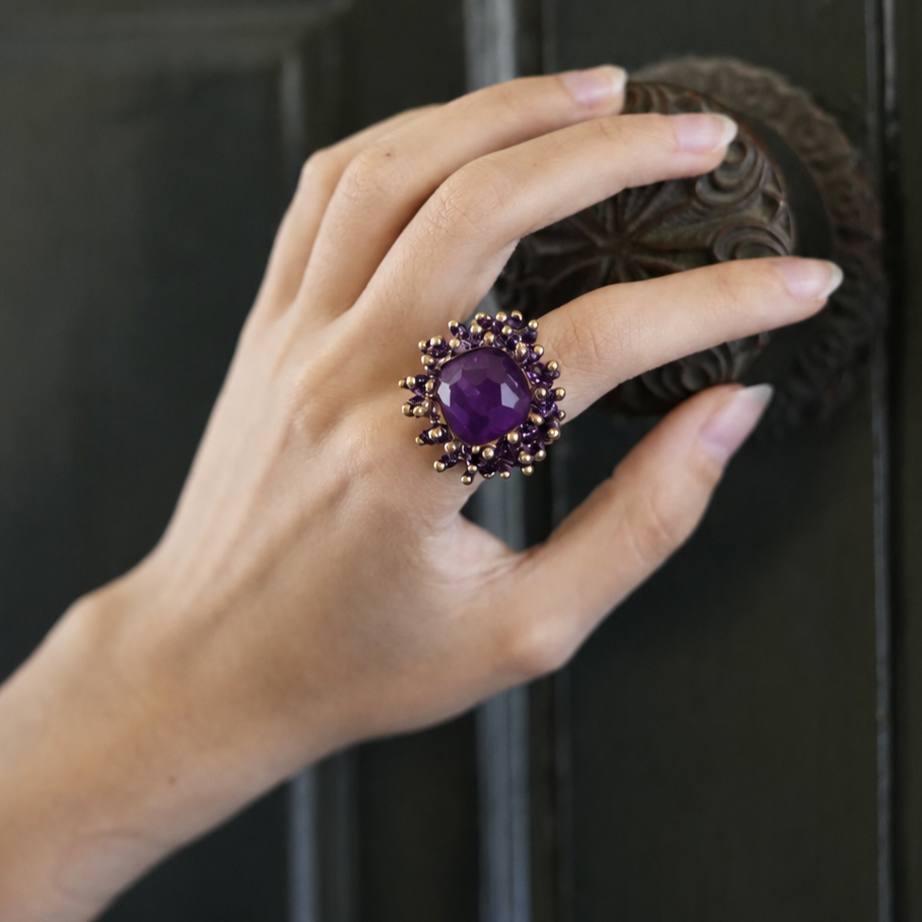 Large Anemone Ring