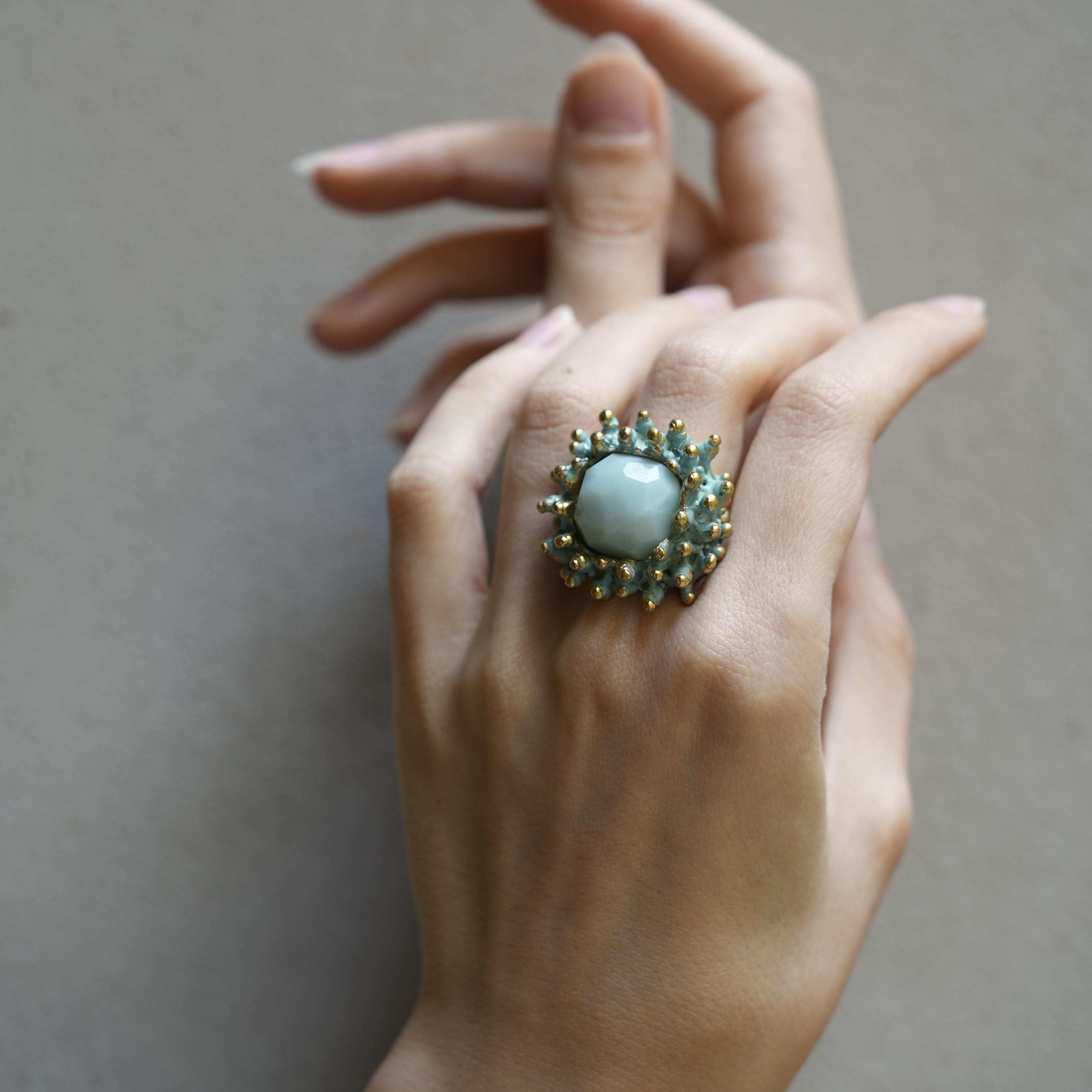 Large Anemone Ring