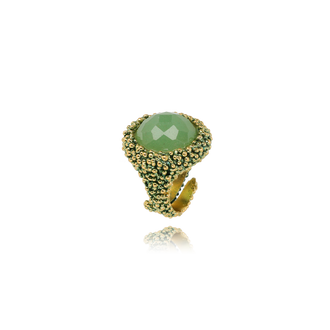 Oltremare Brass - Green Aventurine