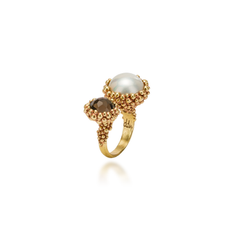 Ottone Miele - Quarzo fumè, Perla