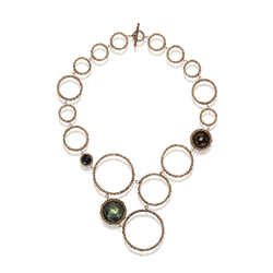 Bronzo Cioccolato - Labradorite;  Quarzo Fumè;  Onice