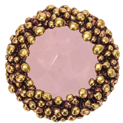 Divino Brass - Rose Quartz