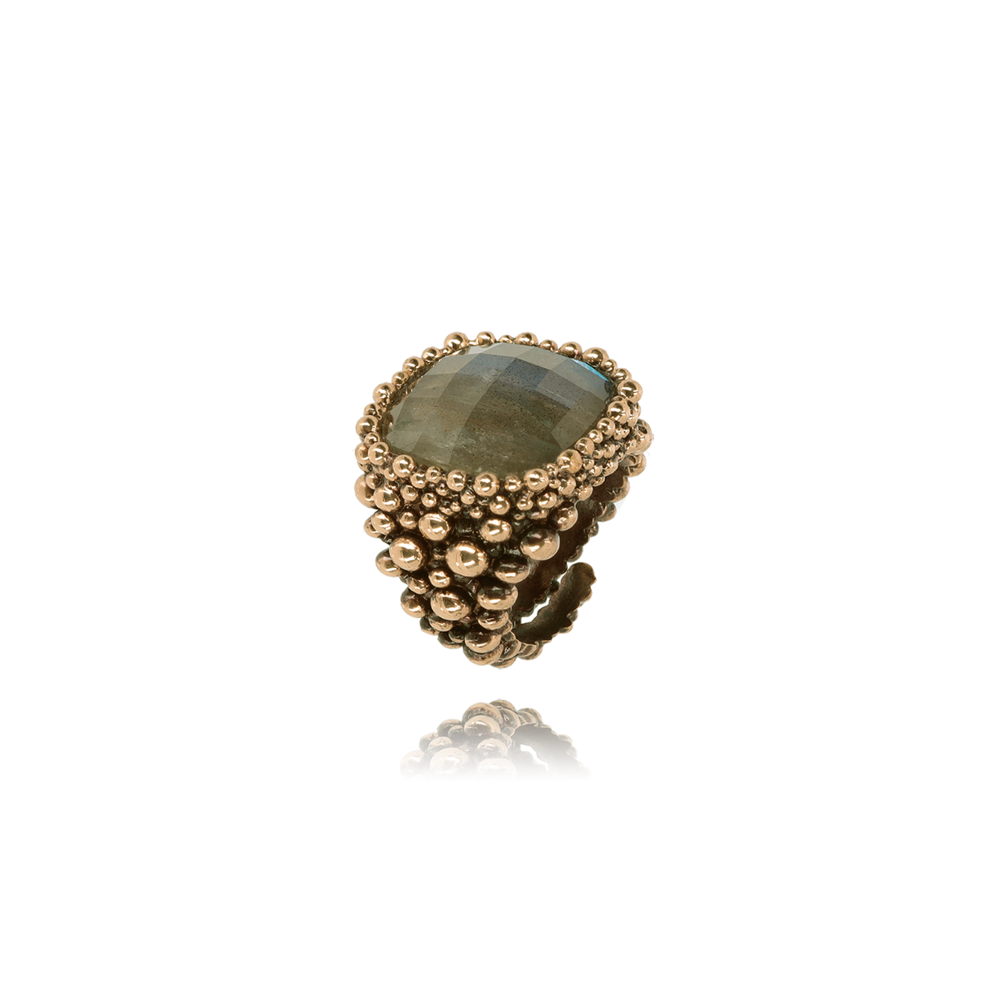 Assolo Bronzo Cioccolato Labradorite