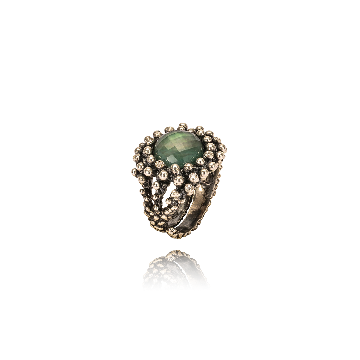Pegaso Argento Notte Agata Verde