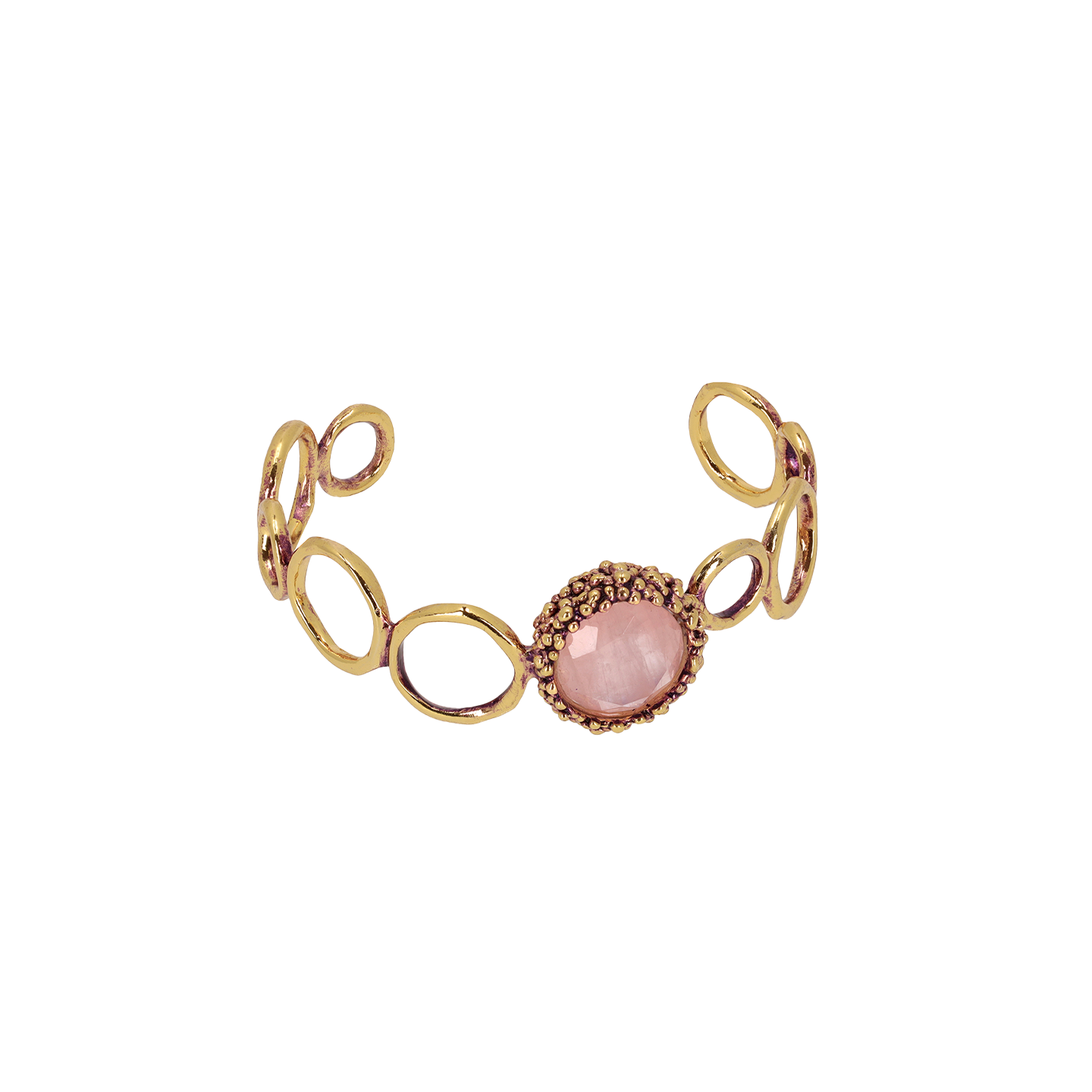 Alchimia Ottone Divino Quarzo Rosa