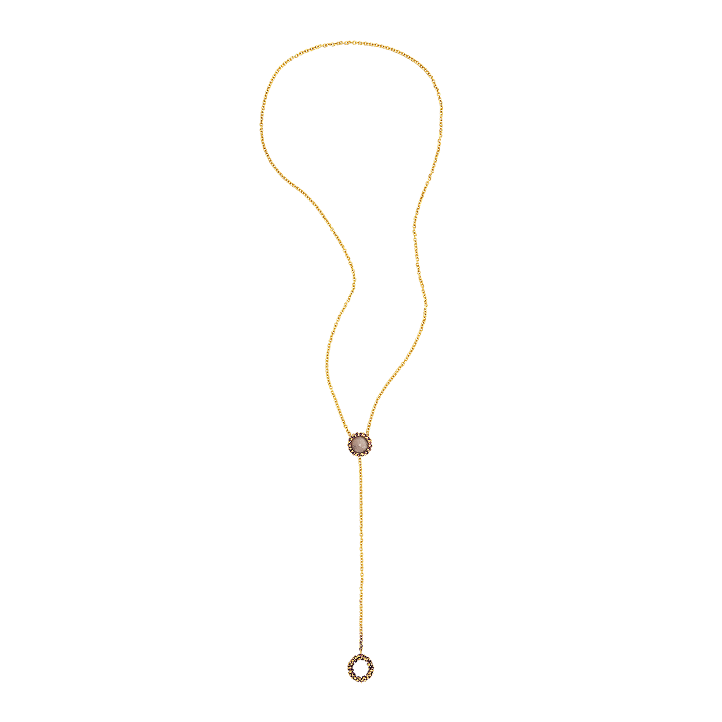 Lollipop Ottone Divino Quarzo Rosa