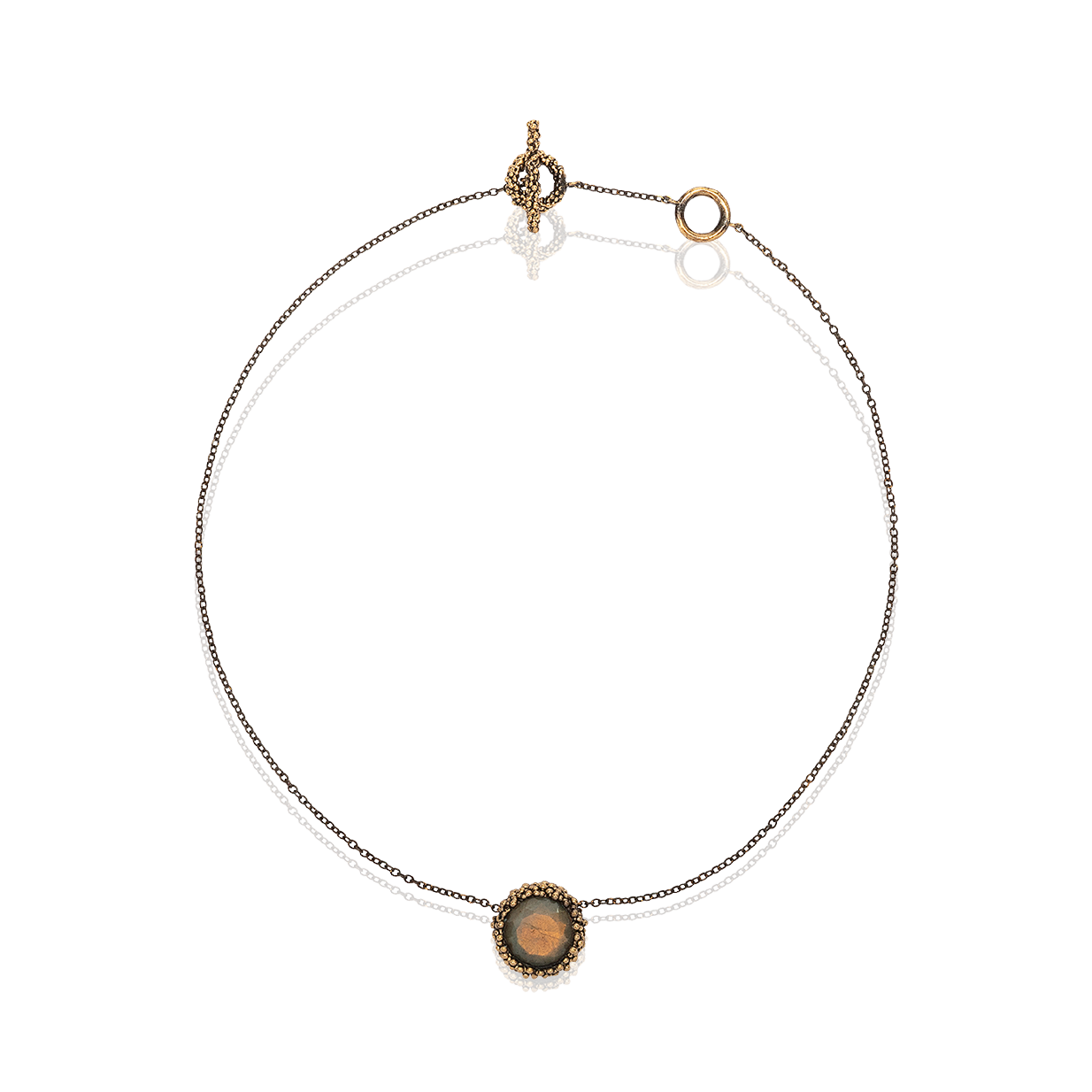 Molecola Bronzo Cioccolato Labradorite
