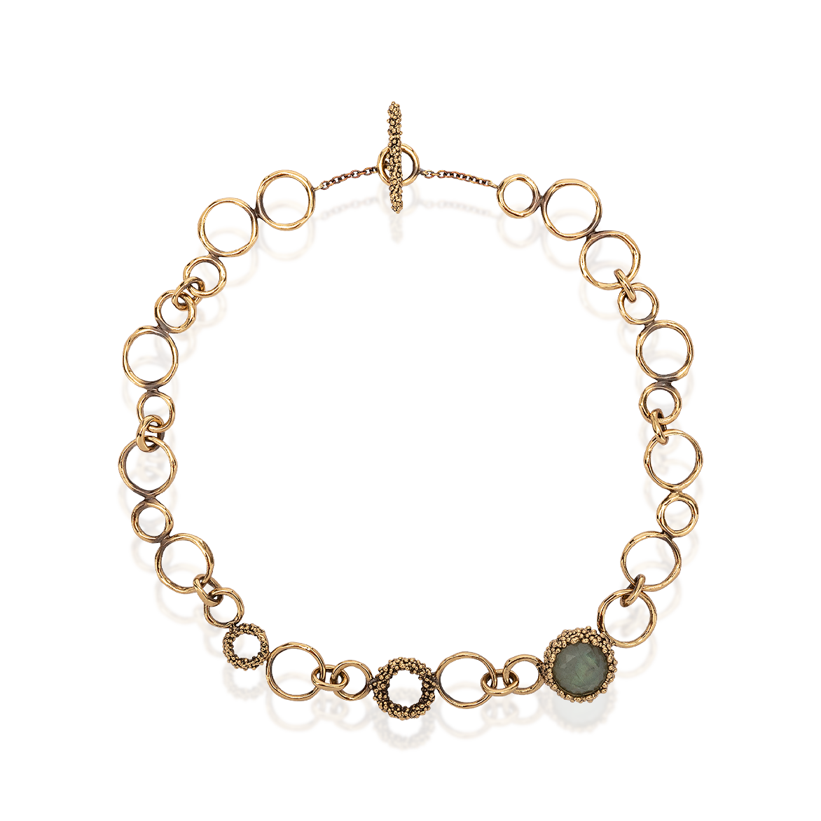Alchimia Bronzo Cioccolato Labradorite
