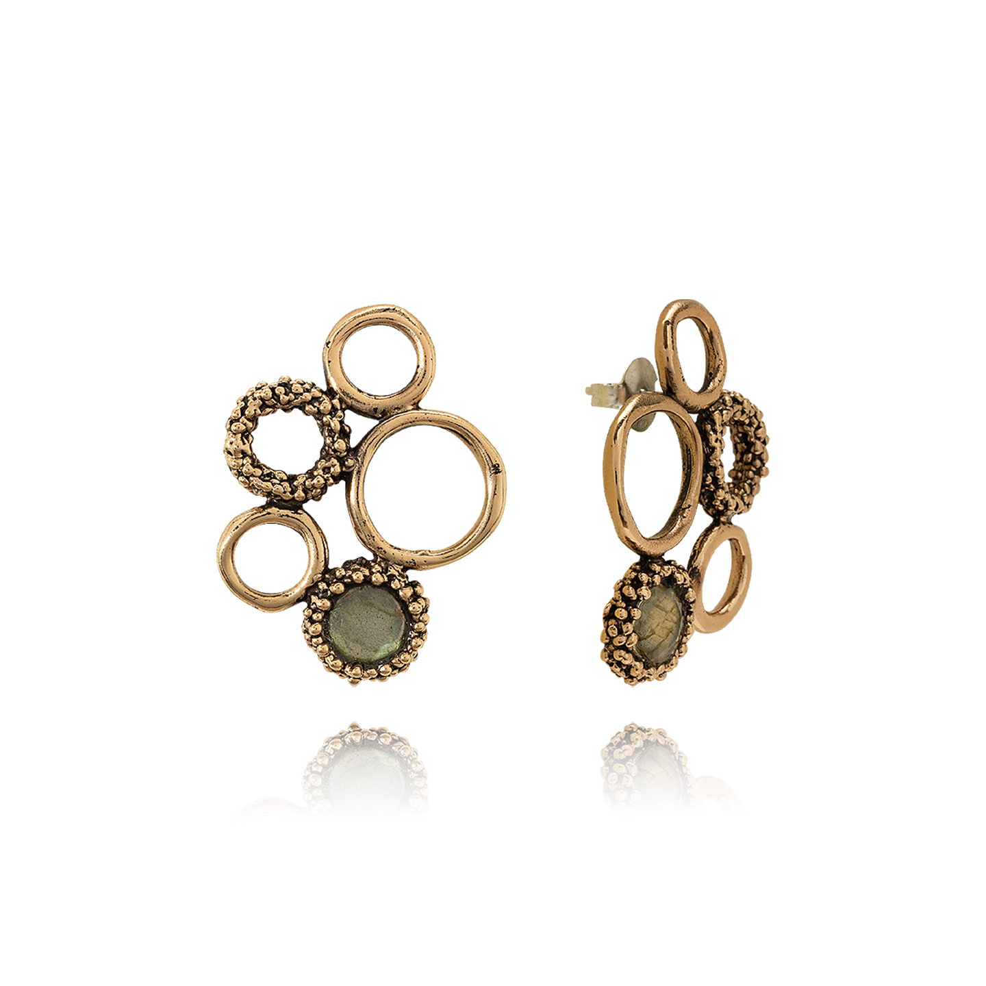 Alchimia Bronzo Cioccolato Labradorite