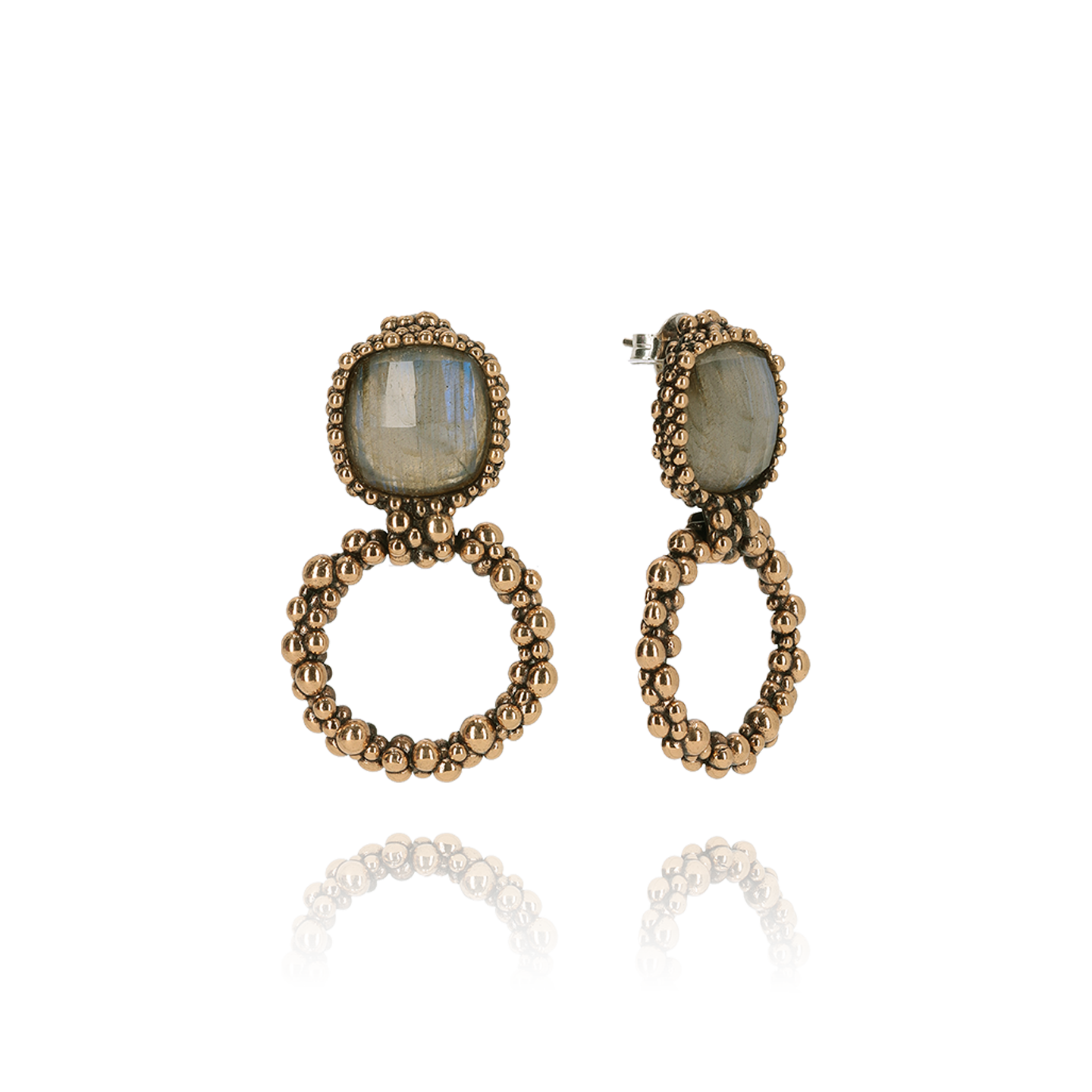 Soprano Bronzo Cioccolato Labradorite