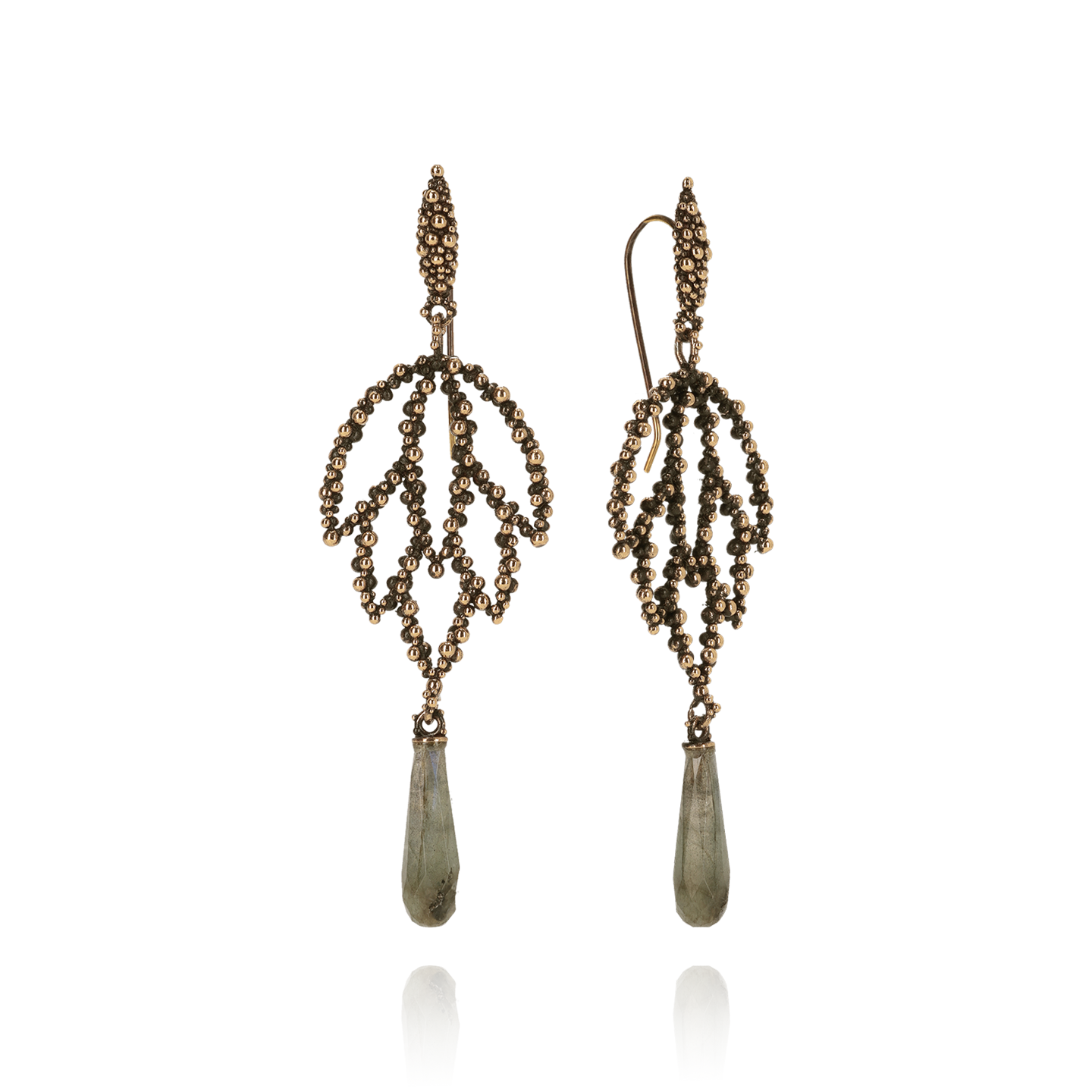Heliconia Bronzo Cioccolato Labradorite